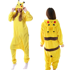 Pi-ka-chu Onesie Pajamas Cosplay