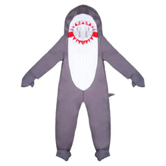 Children Shark Hooded Jumpsuits Costume